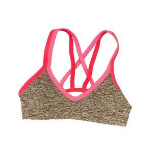 Fruit of the Loom Bra/Bralette~Lightly Padded~Gray/Pink~Girls size 28 NWOT